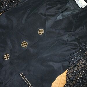 VNTG 1980’s Blazer‎ Sz14 with gold studs mesh arms